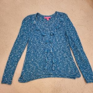 Lilly Pulitzer Turquoise Sweater Size M